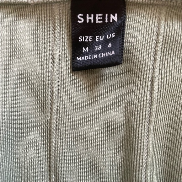 Mint Green Criss Cross Back Bustier Cami Bodysuit MEDIUM - Picture 4 of 4